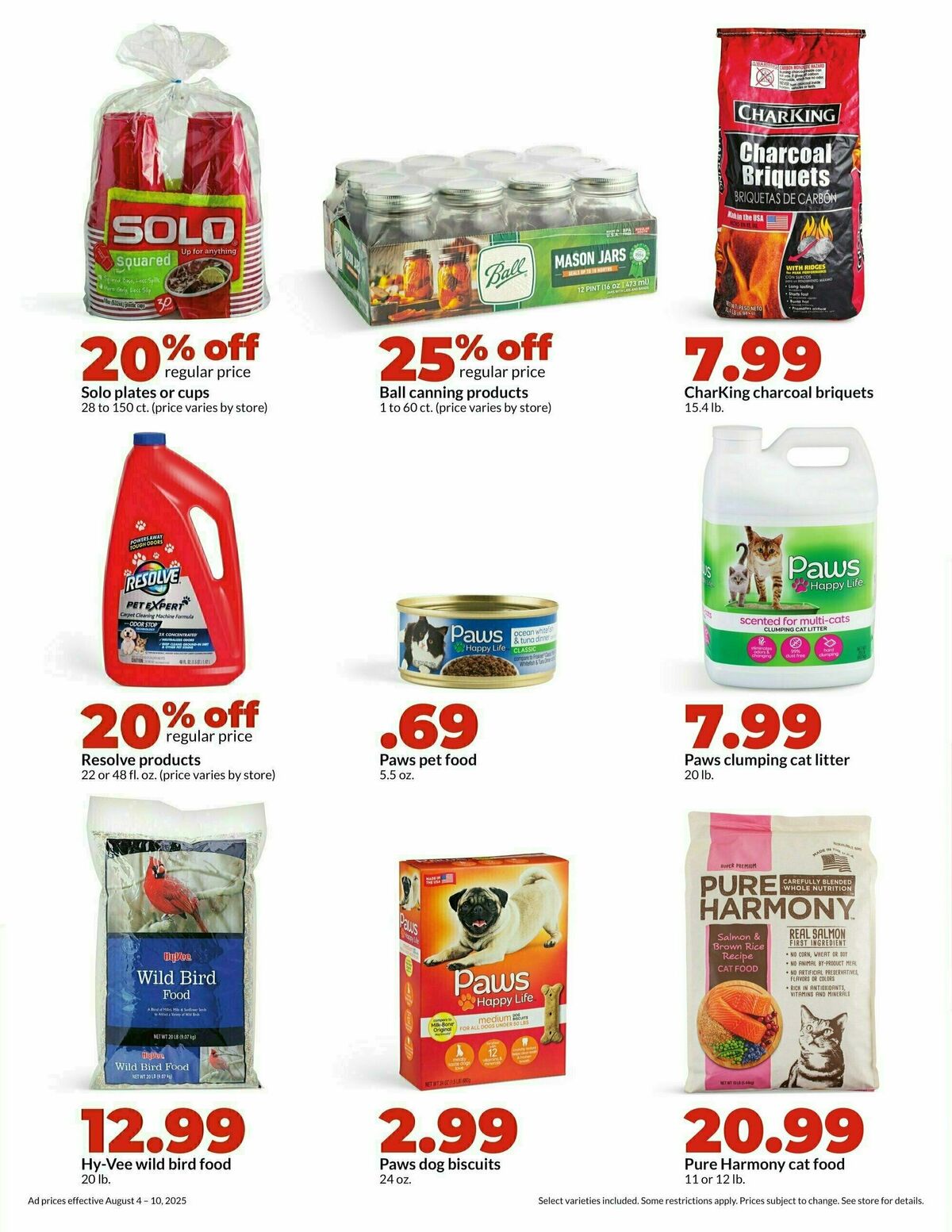 Hy-Vee Weekly Ad from August 4