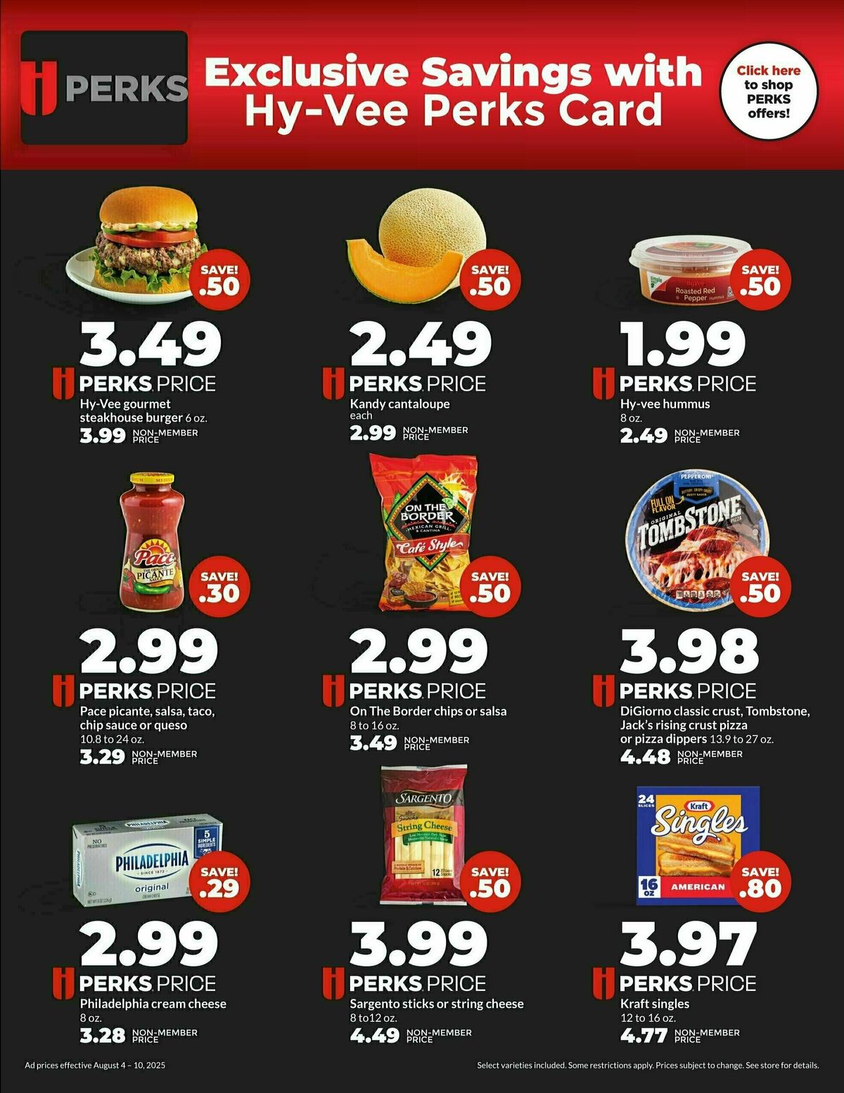 Hy-Vee Weekly Ad from August 4