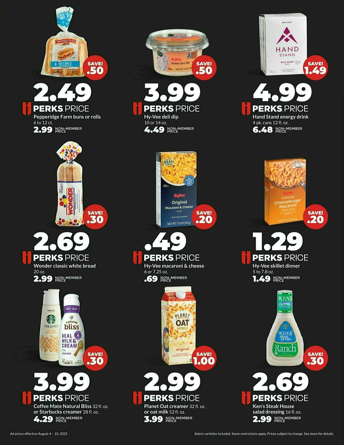 Hy-Vee Weekly Ad from August 4