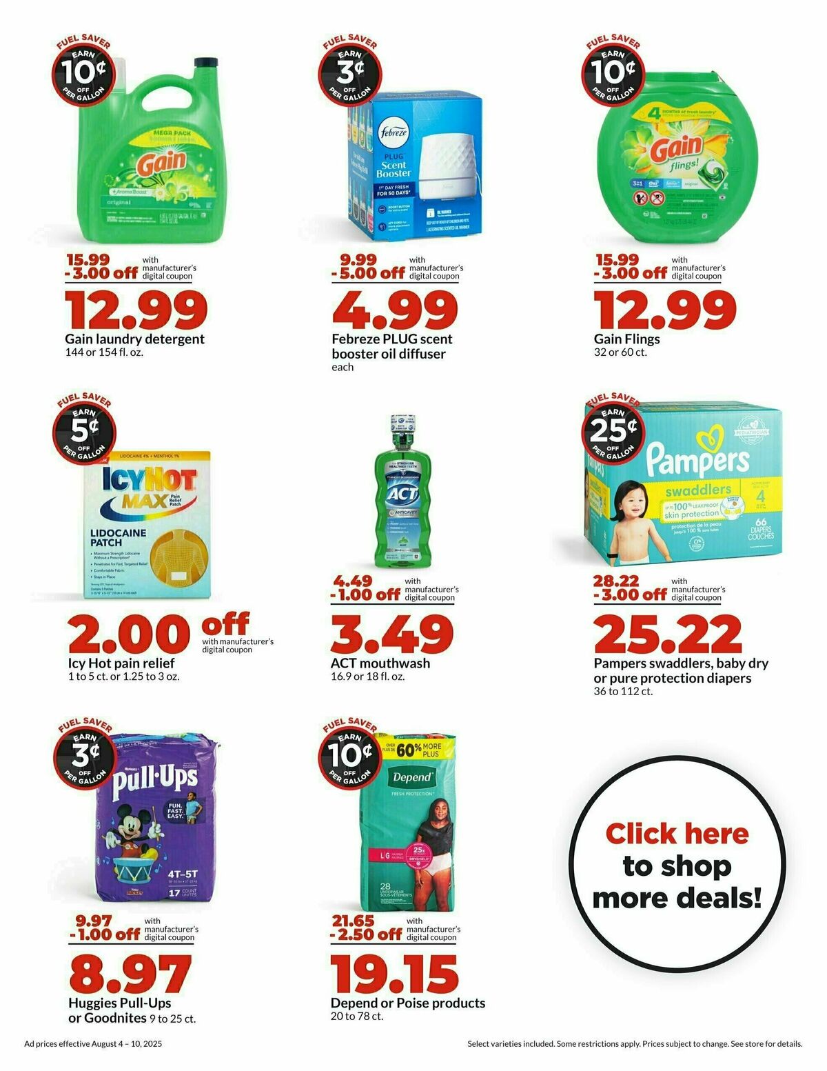 Hy-Vee Weekly Ad from August 4