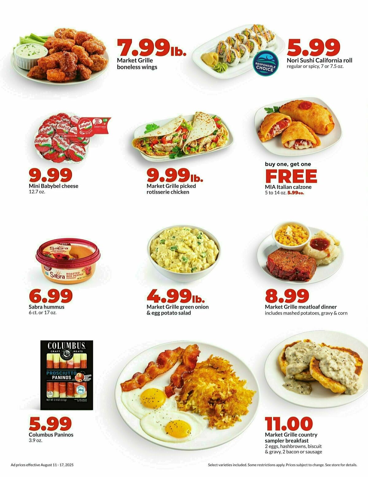 Hy-Vee Weekly Ad from August 11