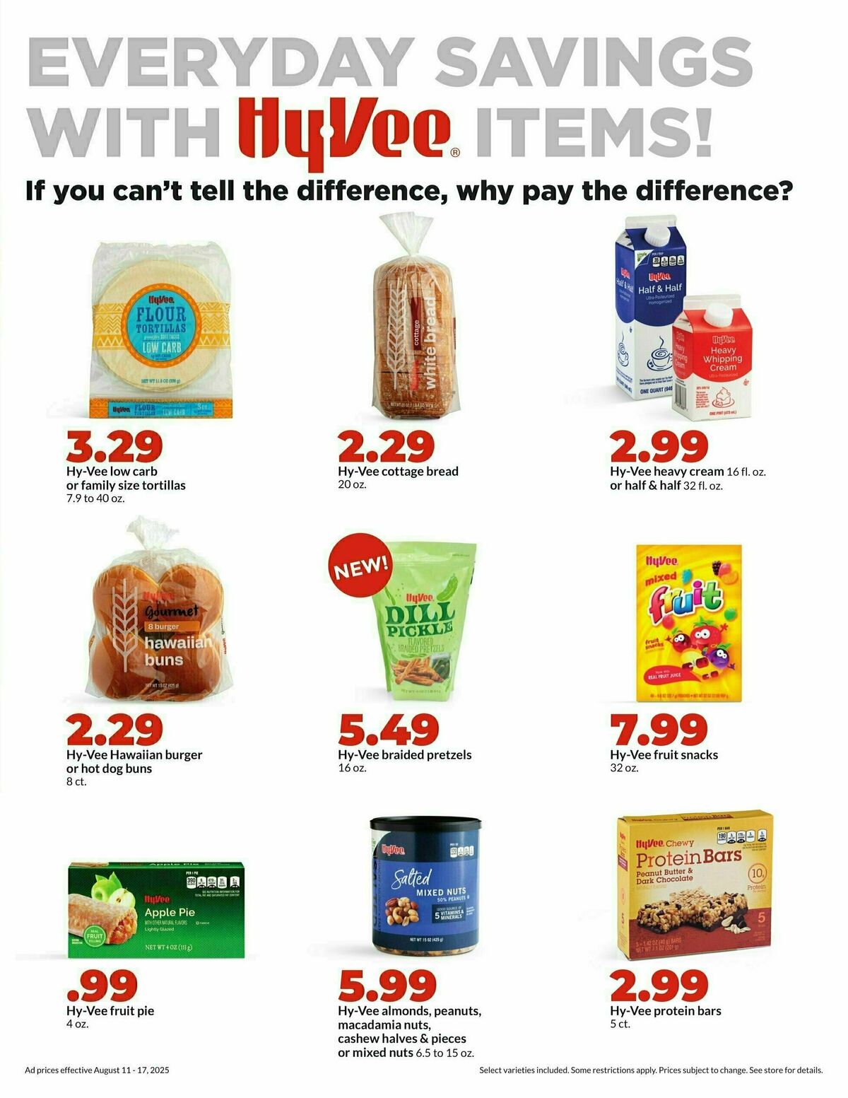 Hy-Vee Weekly Ad from August 11