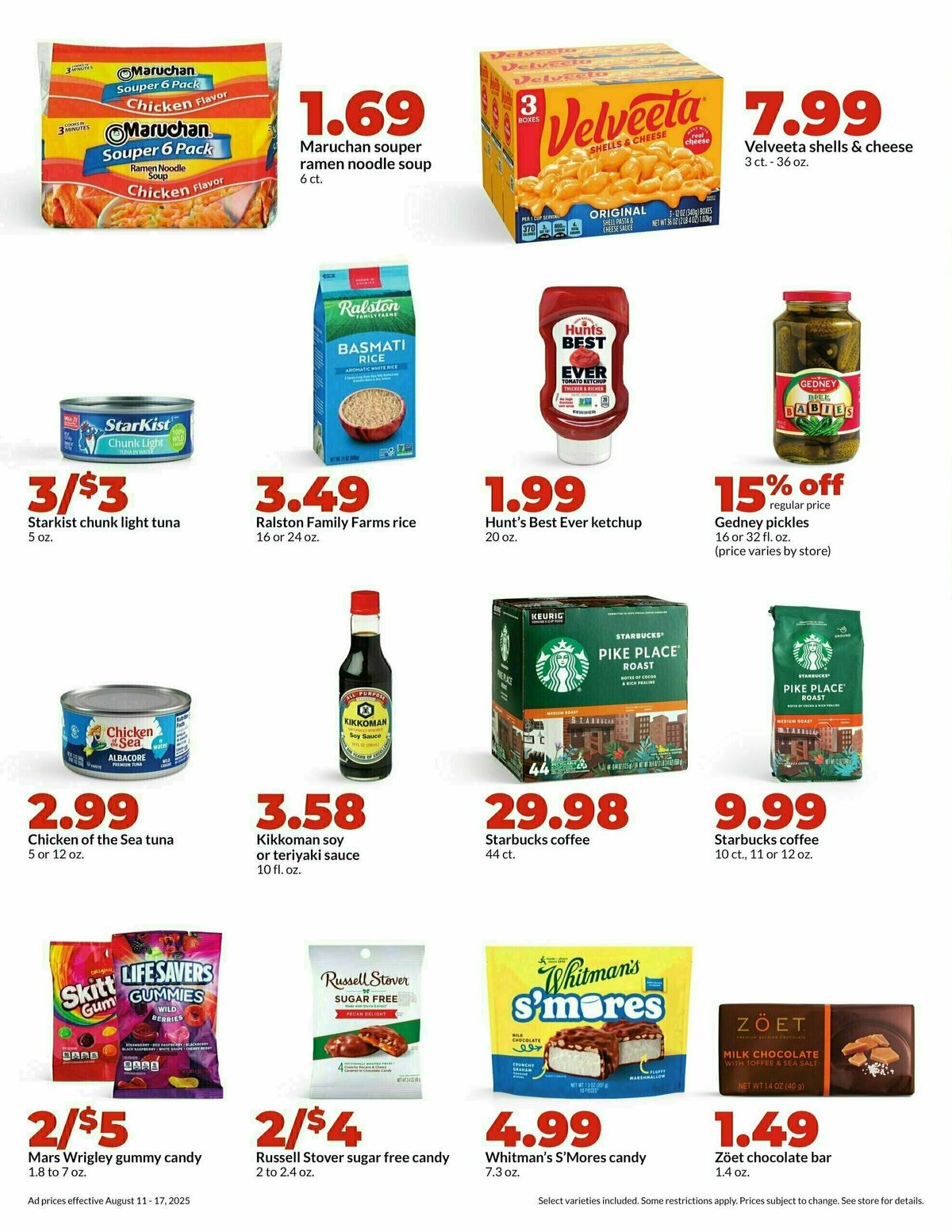 Hy-Vee Weekly Ad from August 11