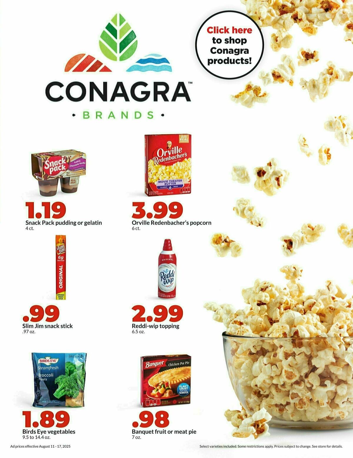 Hy-Vee Weekly Ad from August 11
