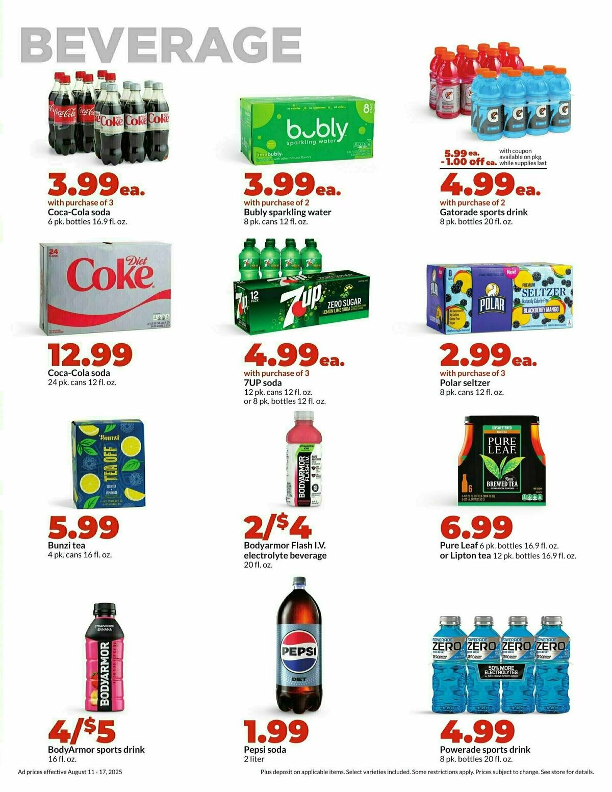 Hy-Vee Weekly Ad from August 11
