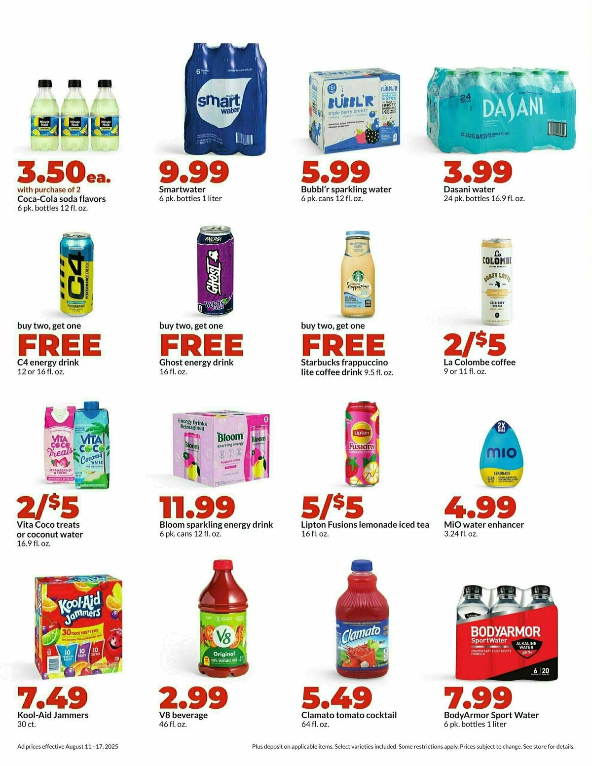 Hy-Vee Weekly Ad from August 11