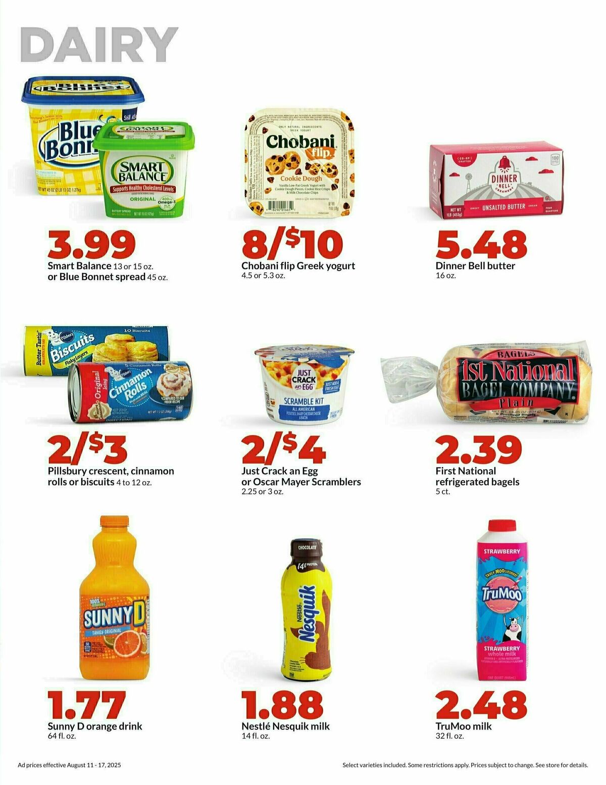 Hy-Vee Weekly Ad from August 11