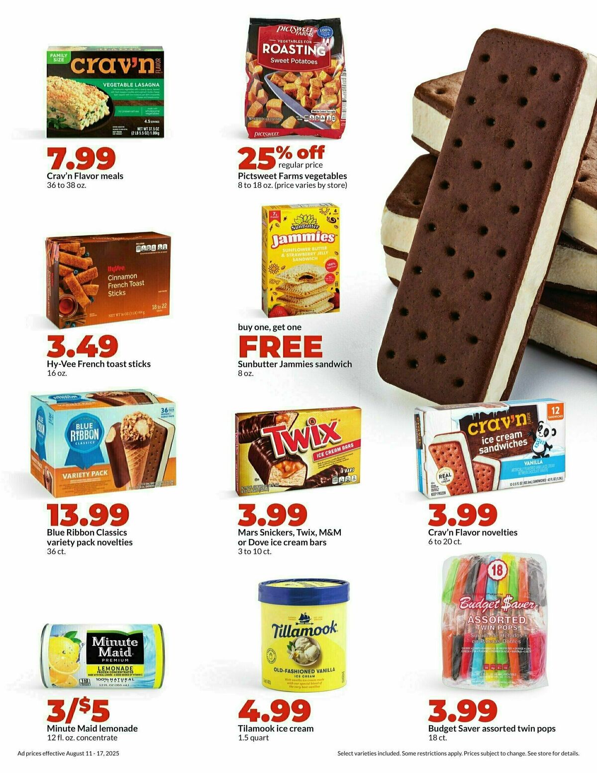 Hy-Vee Weekly Ad from August 11