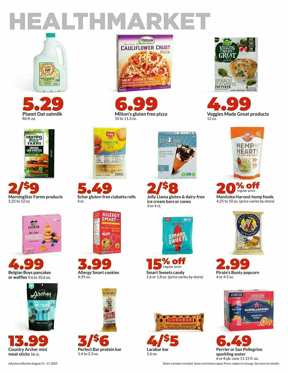 Hy-Vee Weekly Ad from August 11