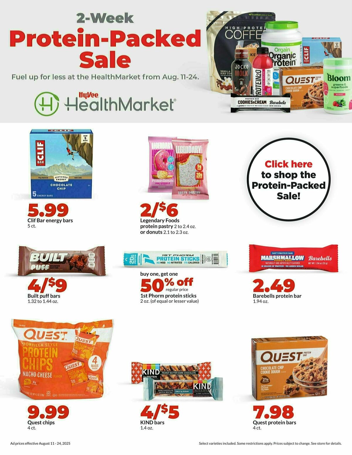 Hy-Vee Weekly Ad from August 11