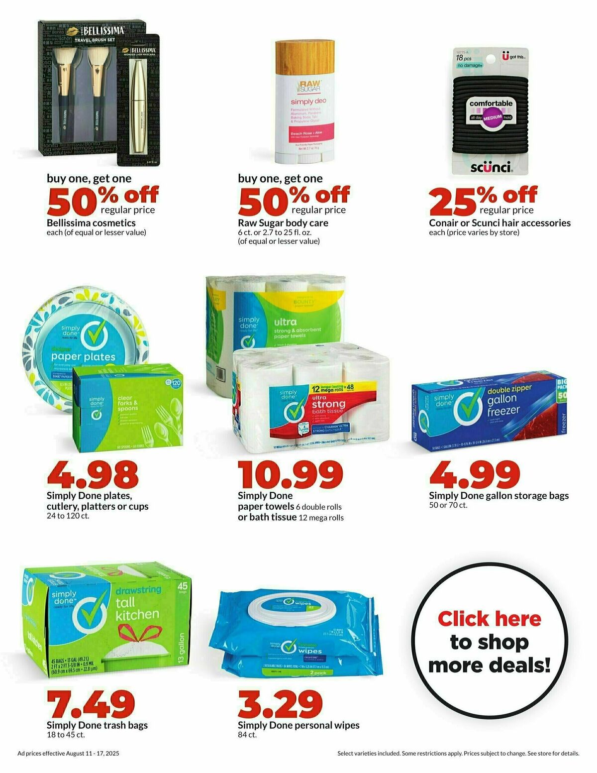 Hy-Vee Weekly Ad from August 11