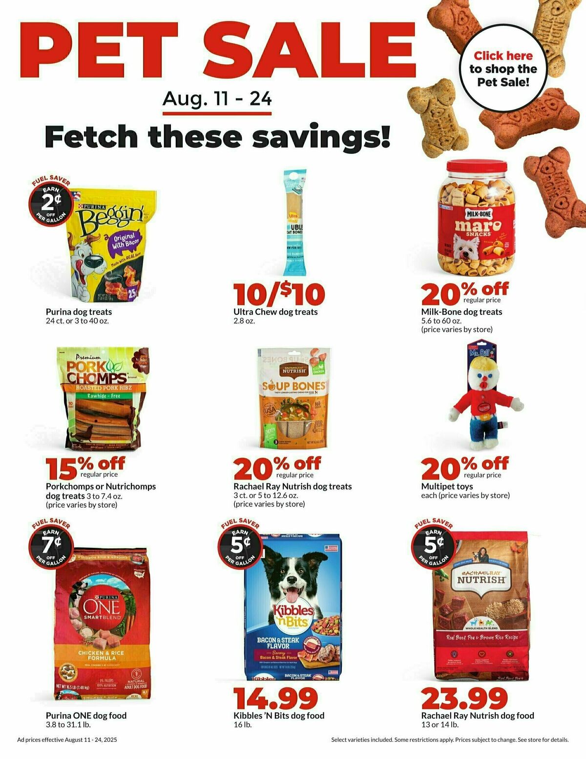 Hy-Vee Weekly Ad from August 11