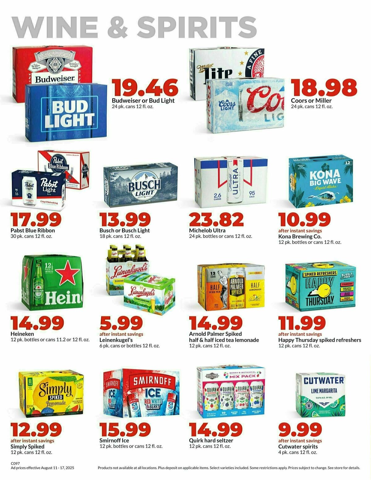 Hy-Vee Weekly Ad from August 11
