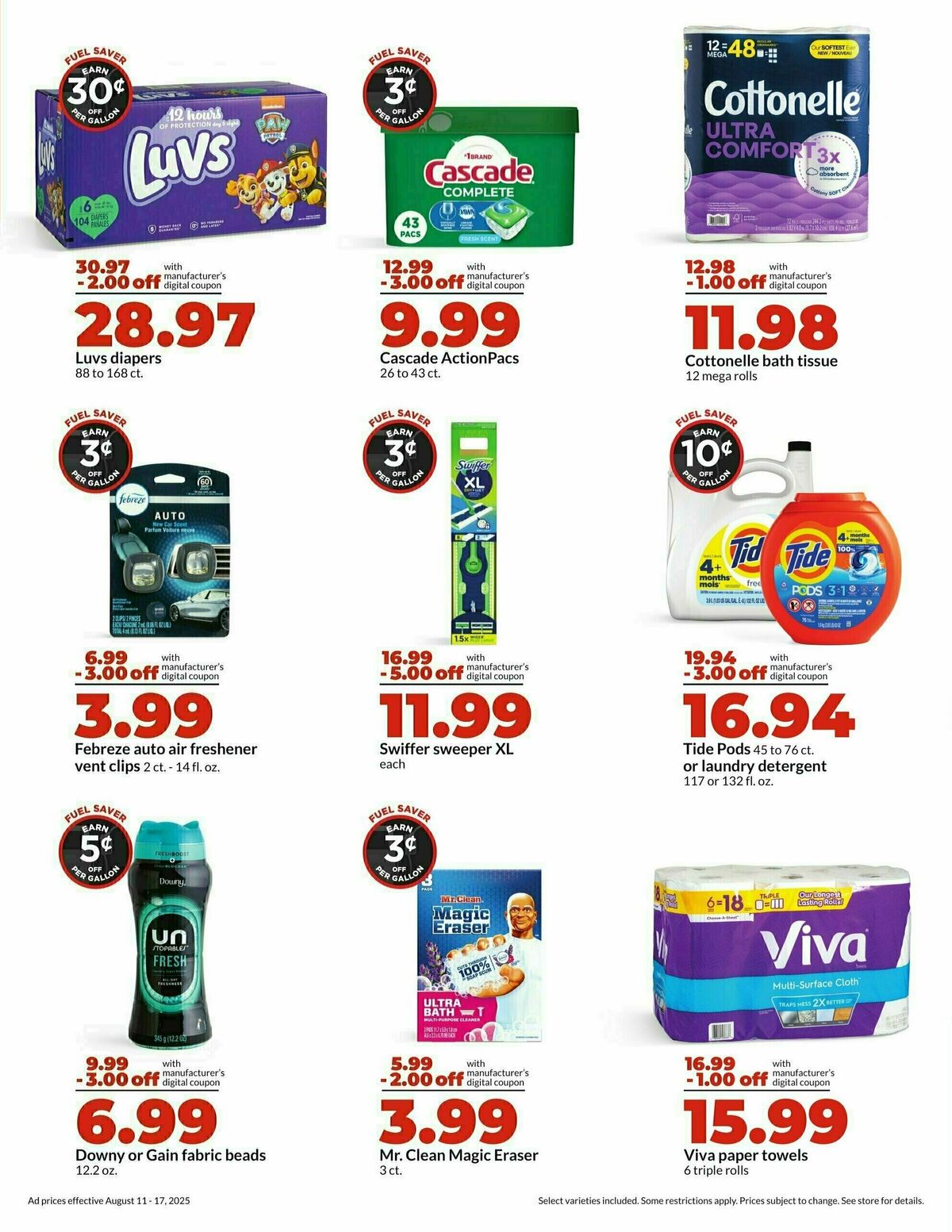 Hy-Vee Weekly Ad from August 11