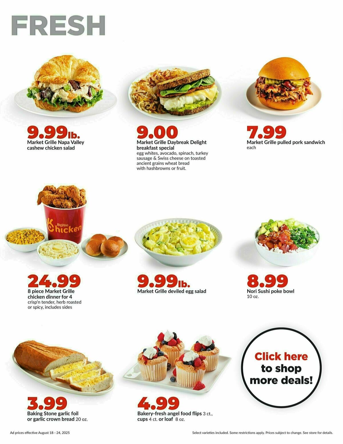 Hy-Vee Weekly Ad from August 18