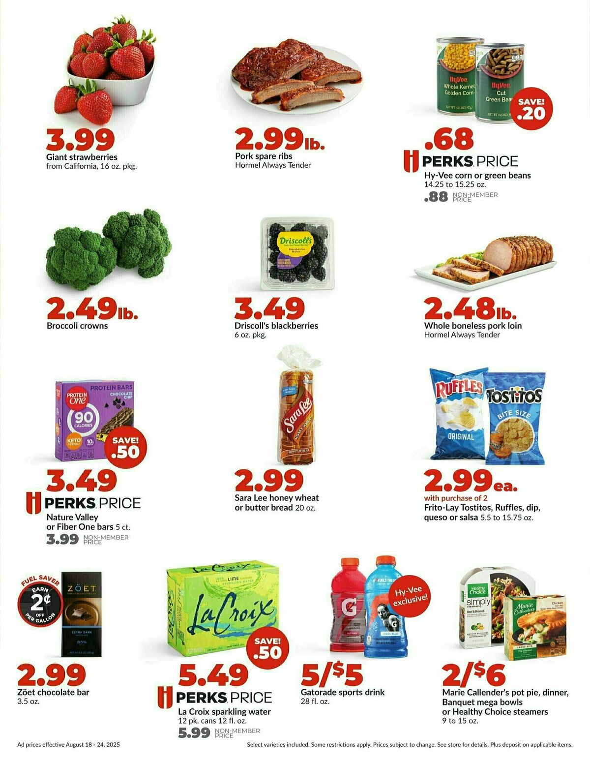Hy-Vee Weekly Ad from August 18