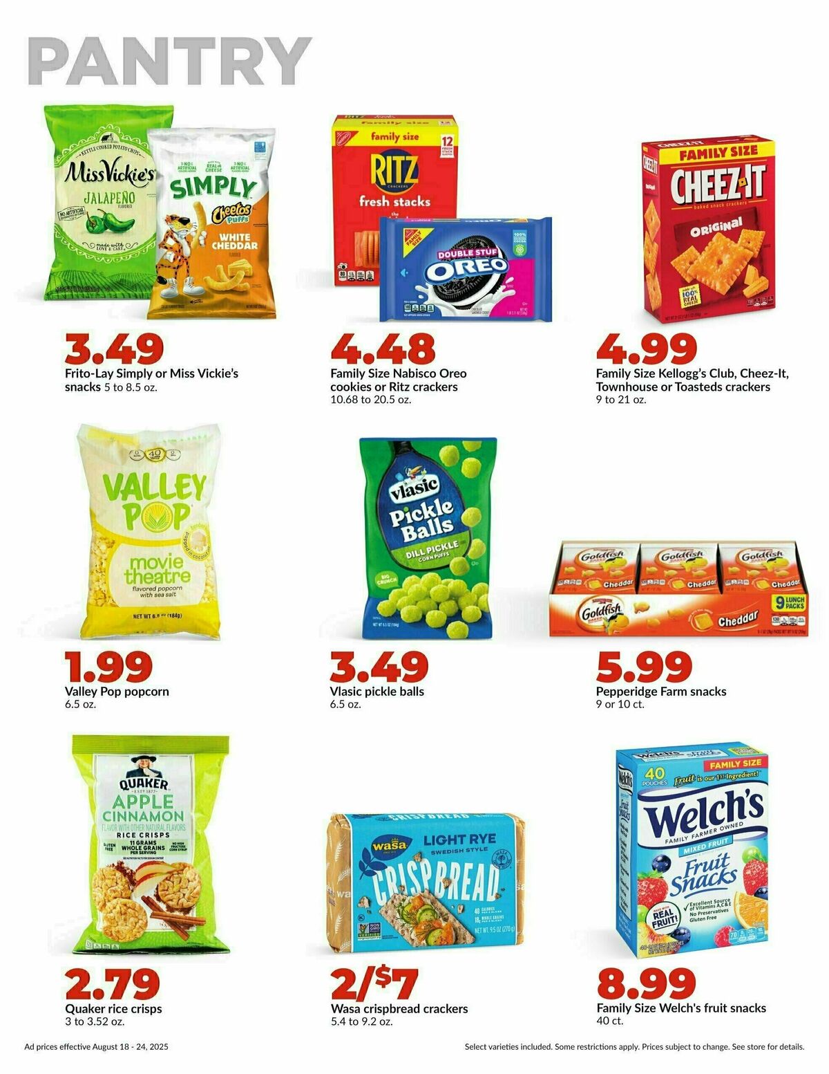 Hy-Vee Weekly Ad from August 18
