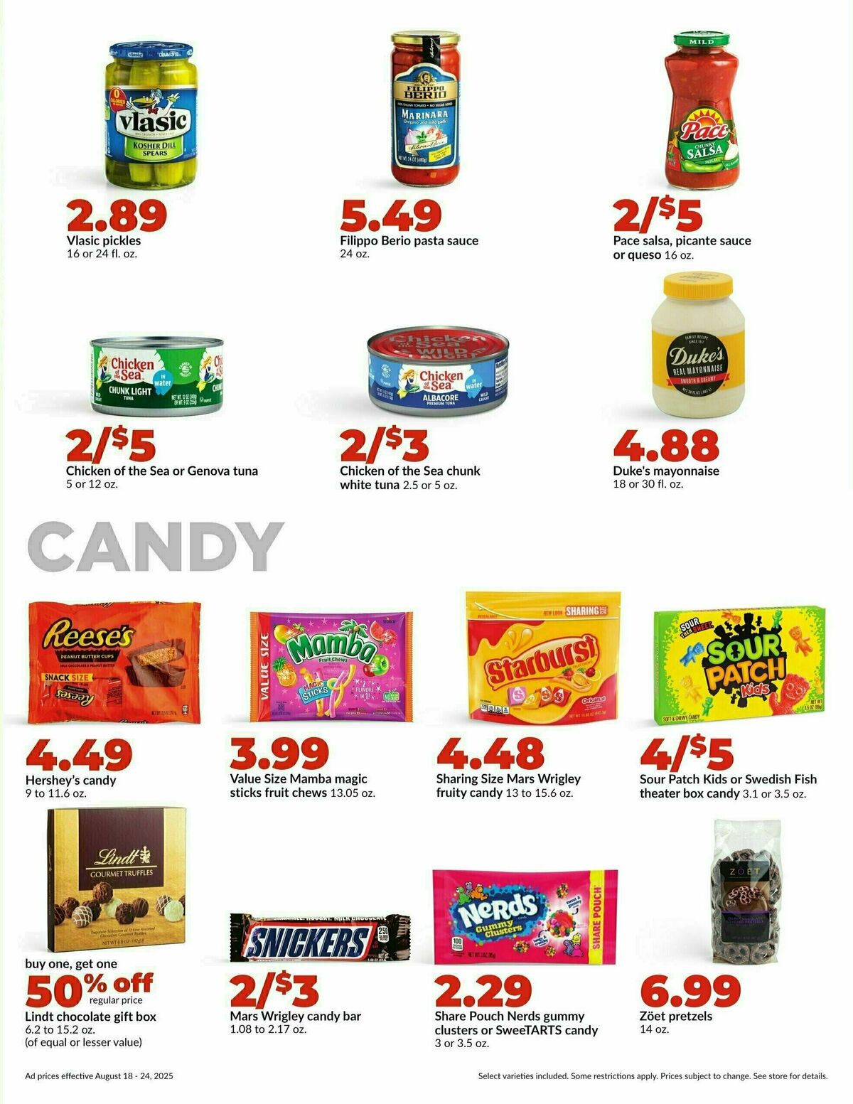 Hy-Vee Weekly Ad from August 18