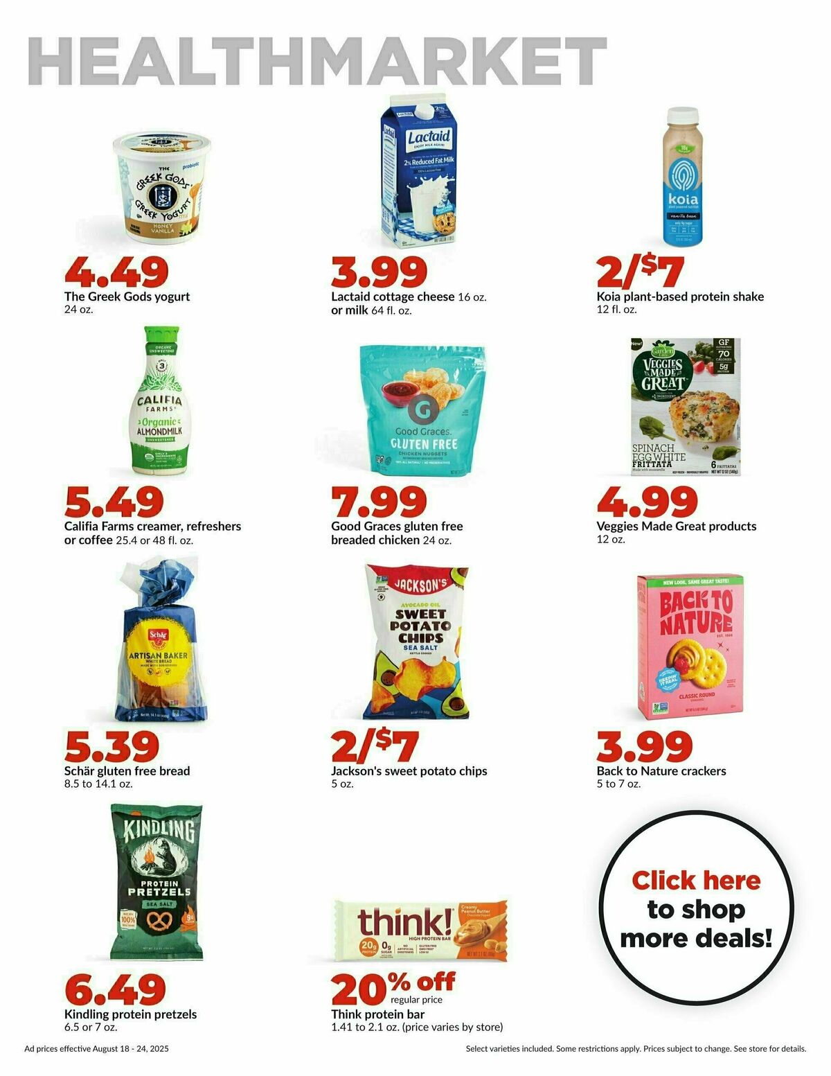 Hy-Vee Weekly Ad from August 18