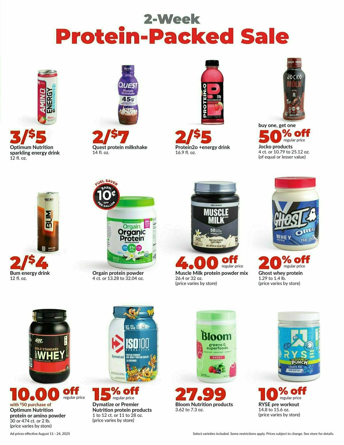 Hy-Vee Weekly Ad from August 18