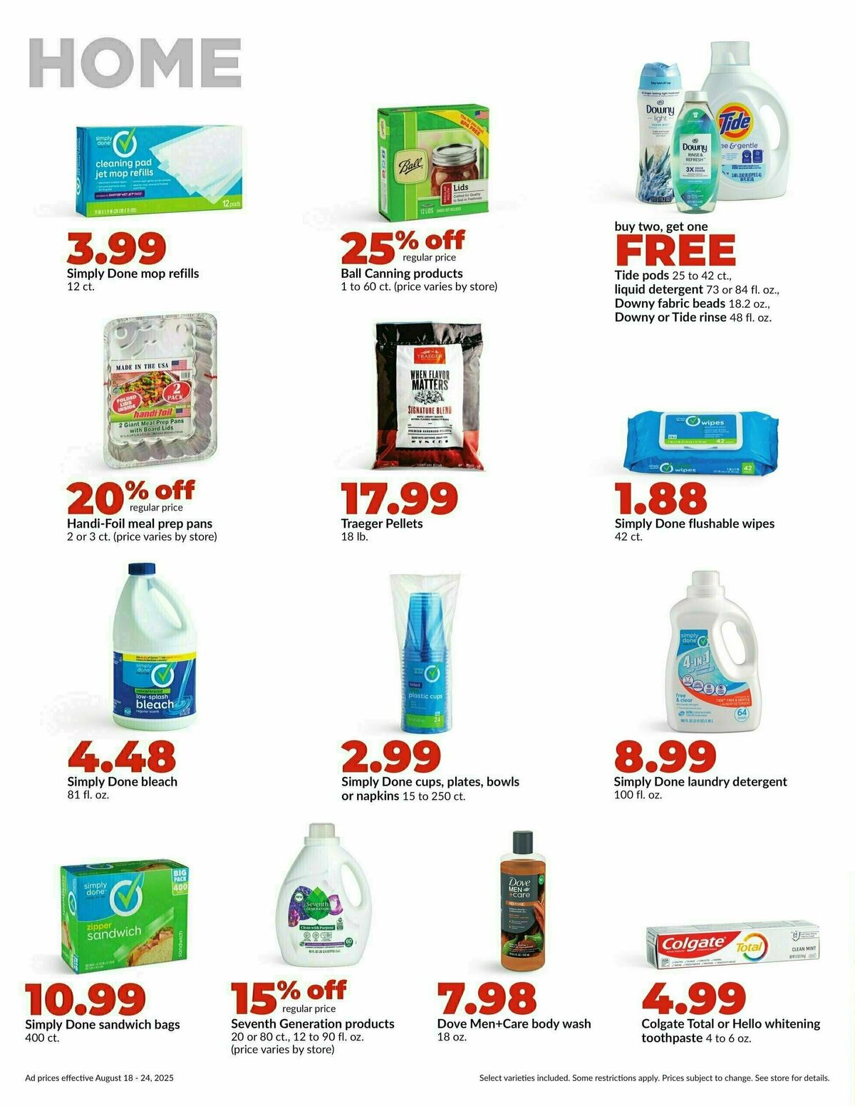 Hy-Vee Weekly Ad from August 18