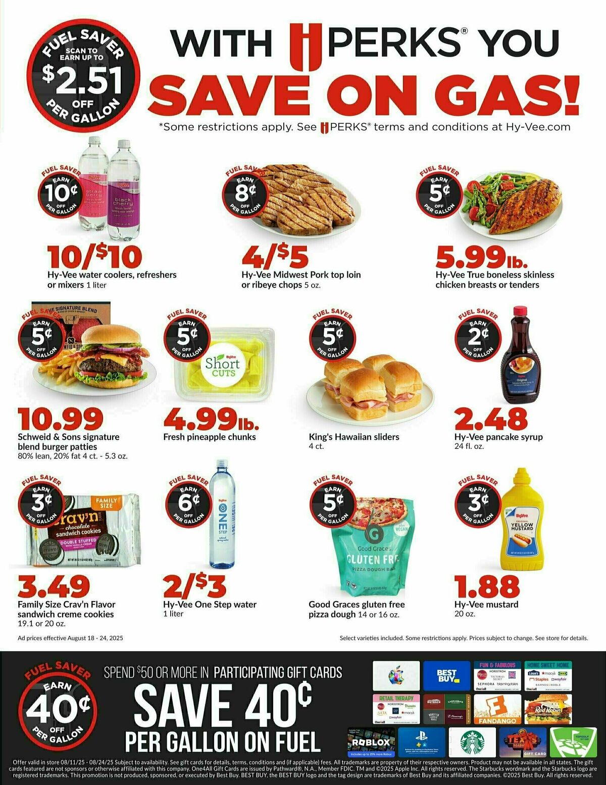 Hy-Vee Weekly Ad from August 18