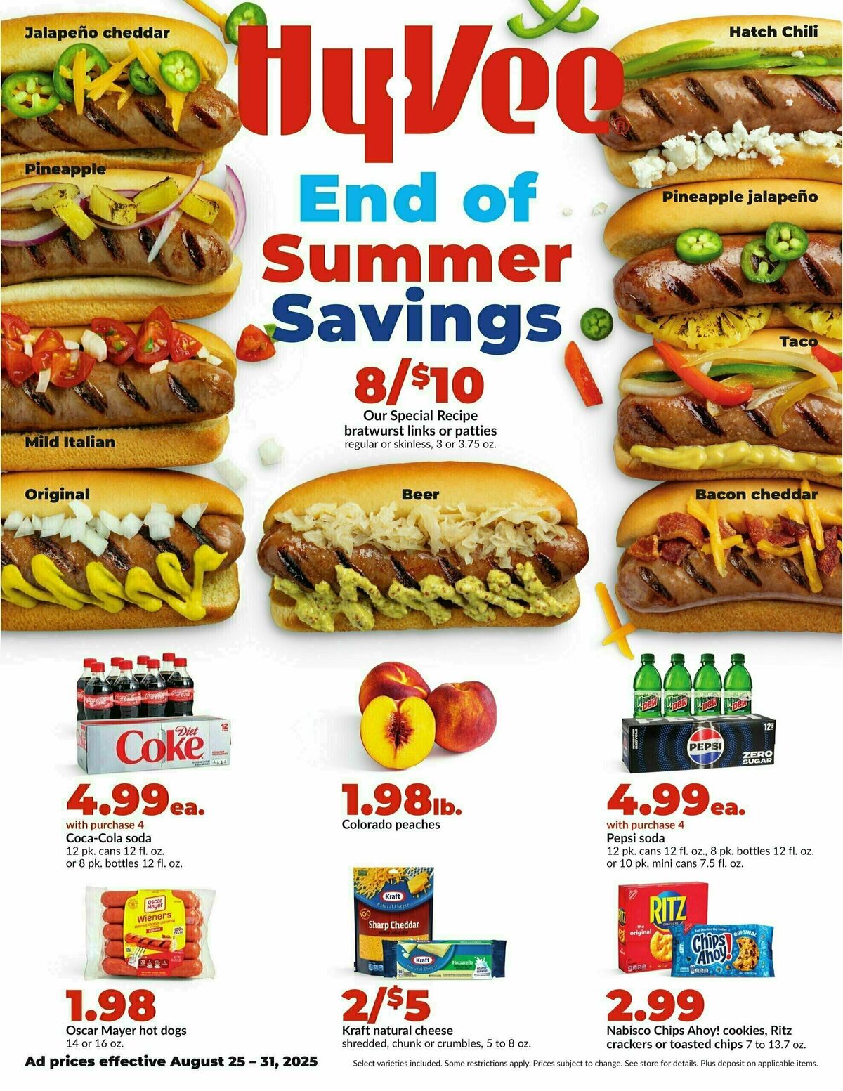 Hy-Vee Weekly Ad from August 25