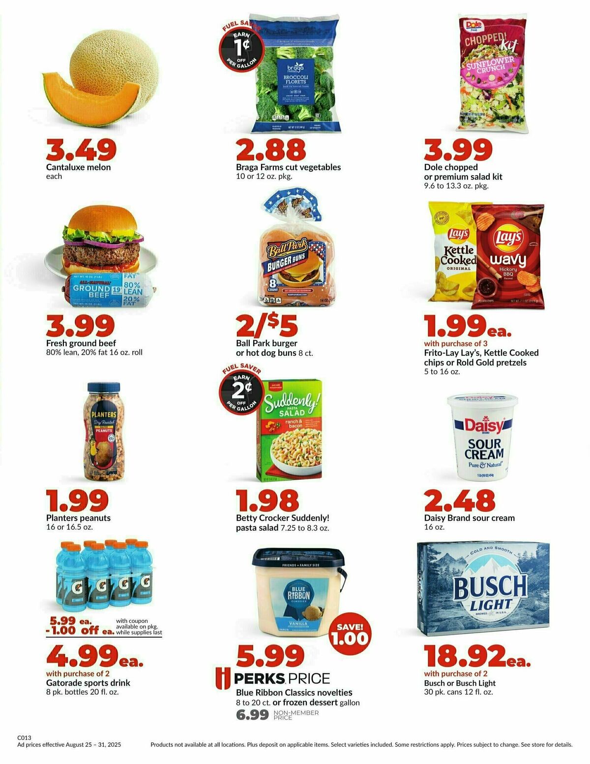 Hy-Vee Weekly Ad from August 25