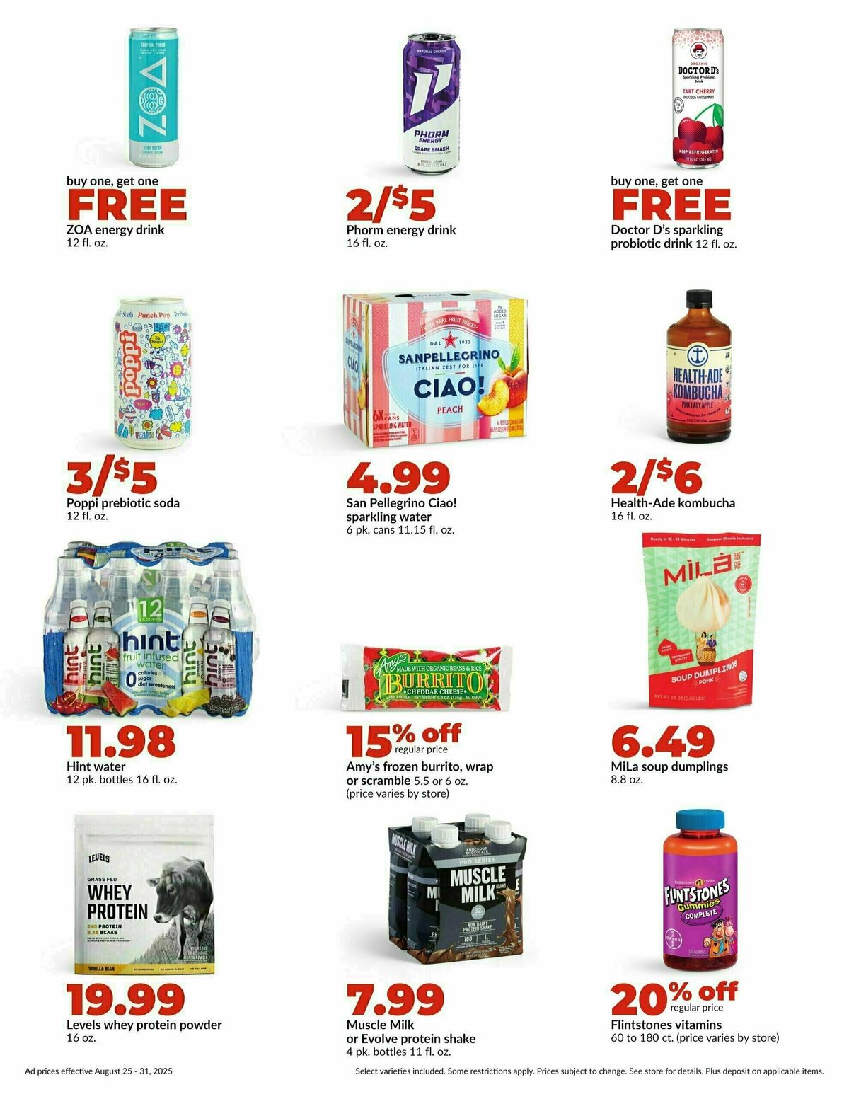 Hy-Vee Weekly Ad from August 25