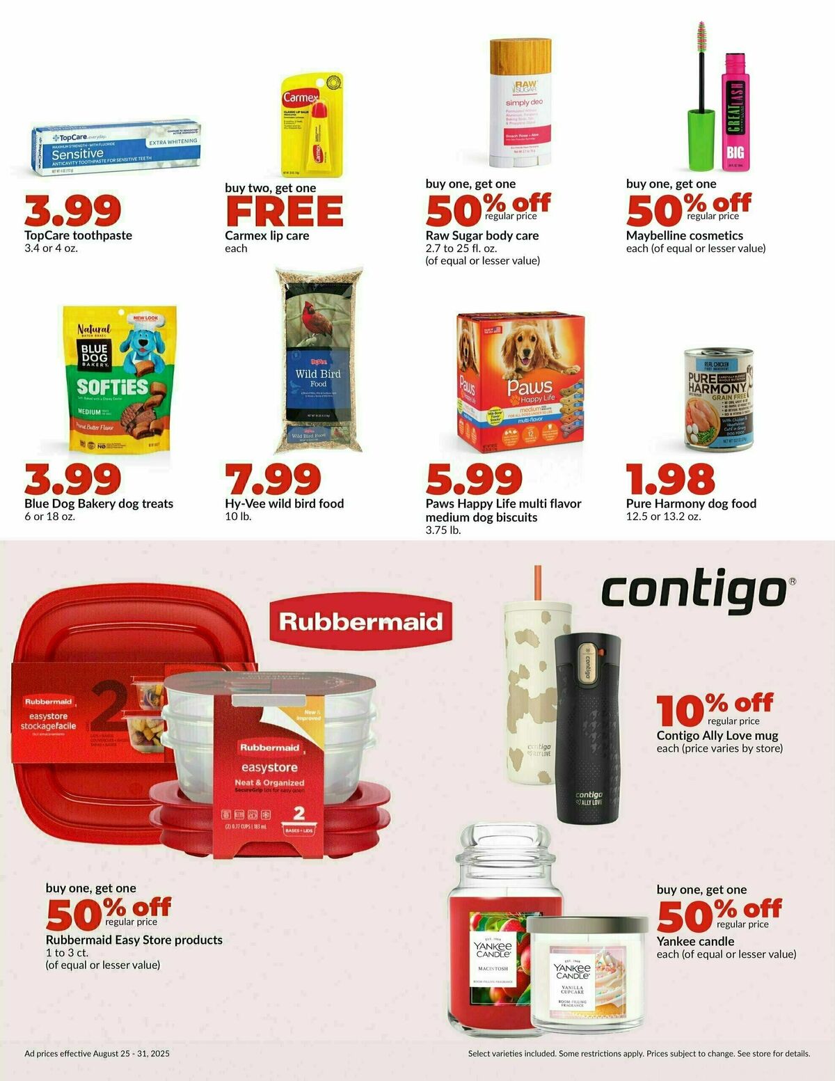 Hy-Vee Weekly Ad from August 25
