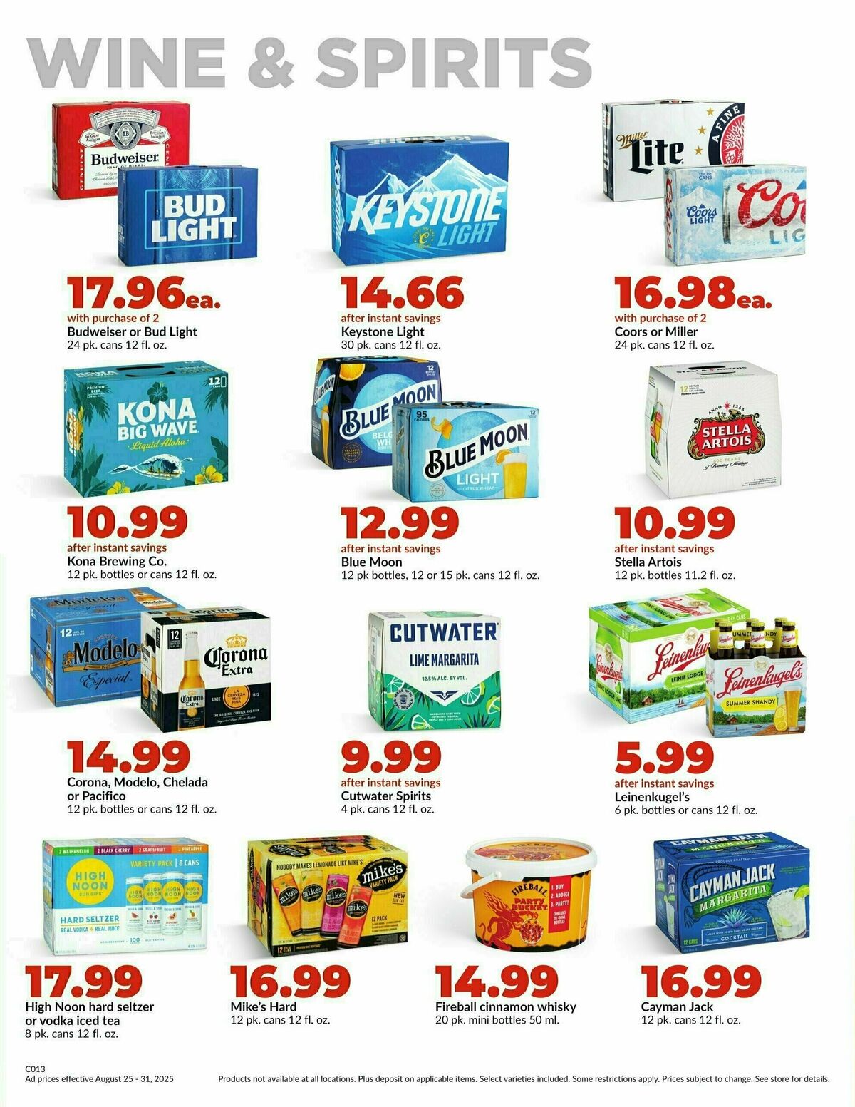 Hy-Vee Weekly Ad from August 25