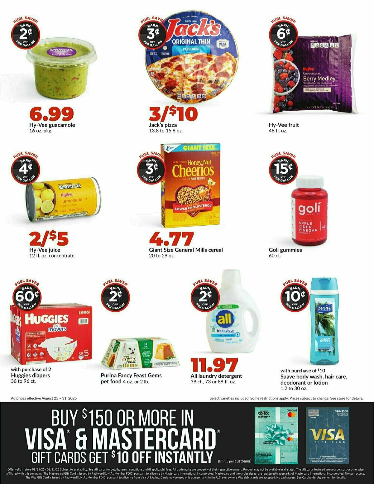 Hy-Vee Weekly Ad from August 25