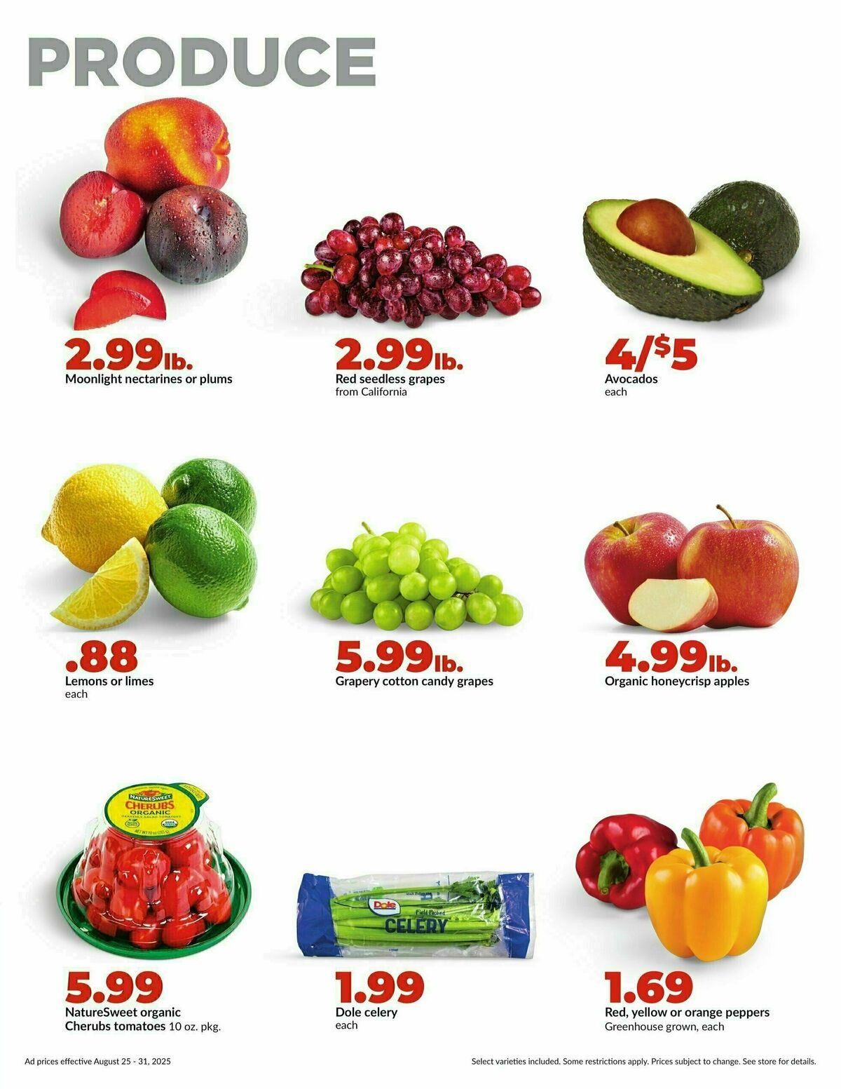 Hy-Vee Weekly Ad from August 25