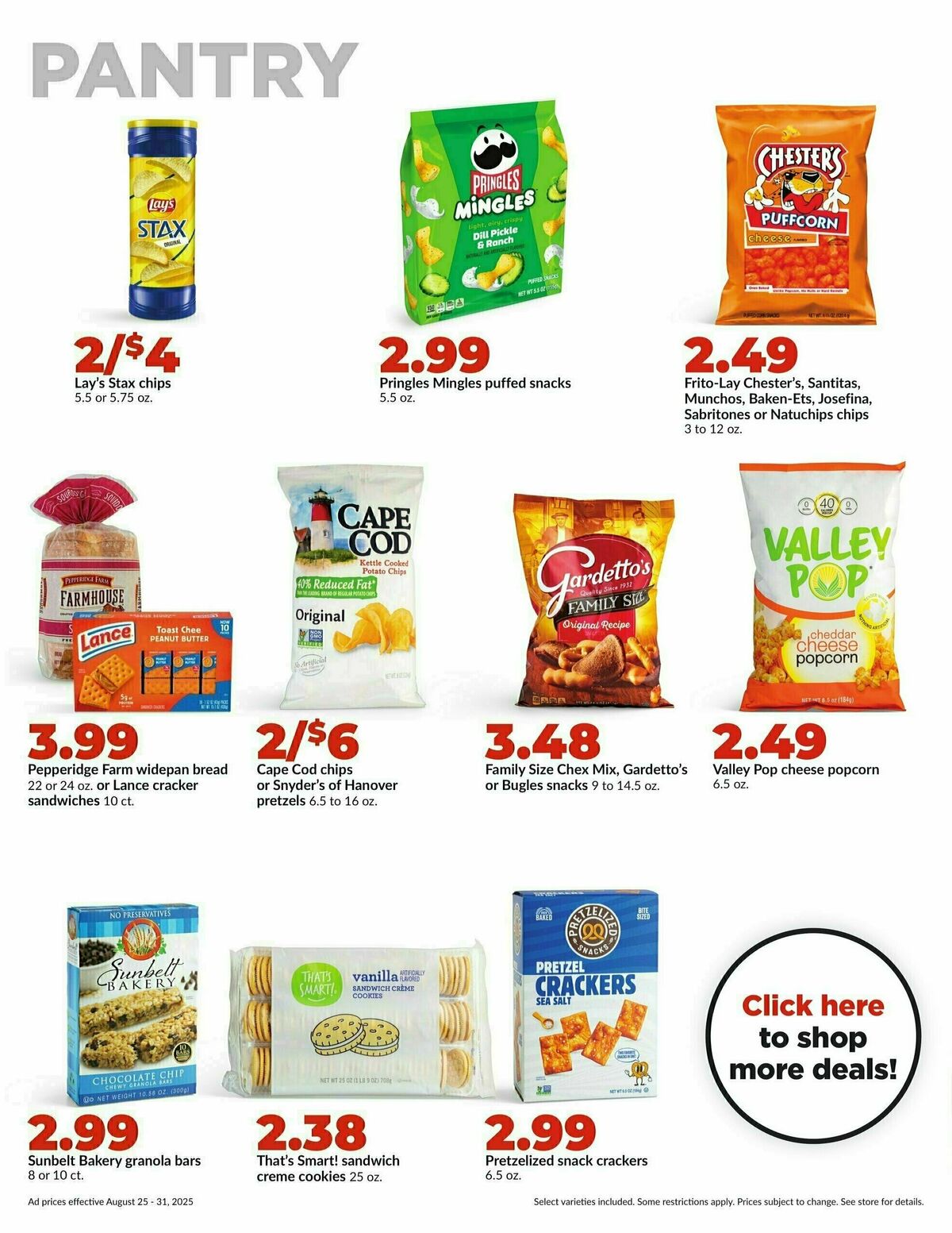 Hy-Vee Weekly Ad from August 25