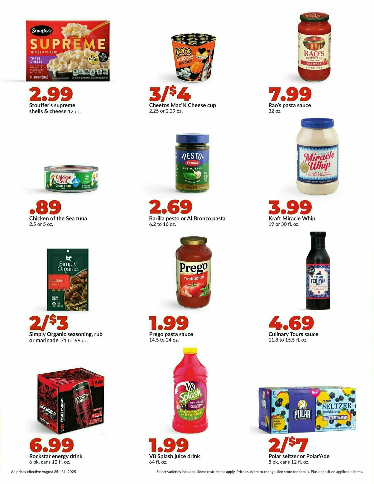 Hy-Vee Weekly Ad from August 25