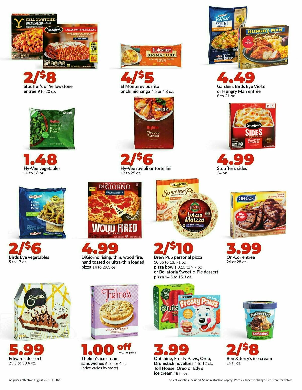 Hy-Vee Weekly Ad from August 25