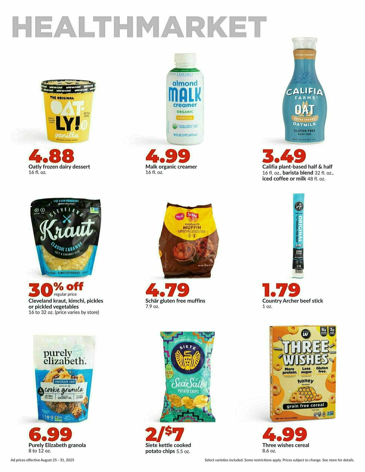 Hy-Vee Weekly Ad from August 25