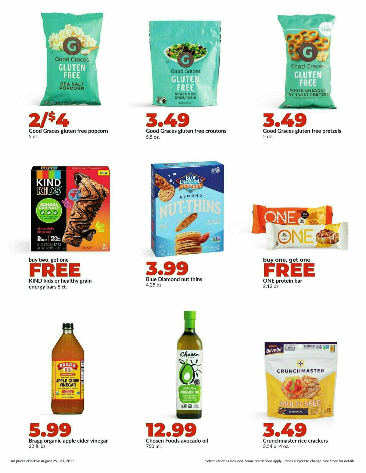 Hy-Vee Weekly Ad from August 25