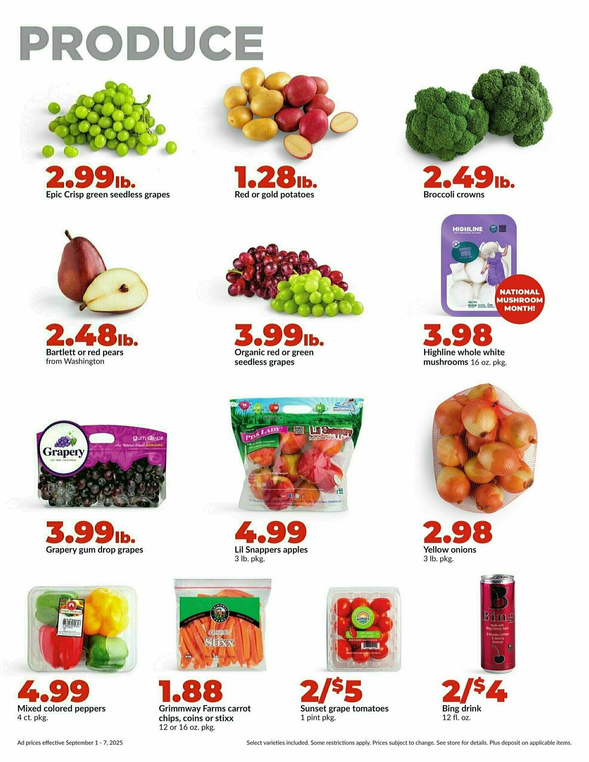 Hy-Vee Weekly Ad from September 1