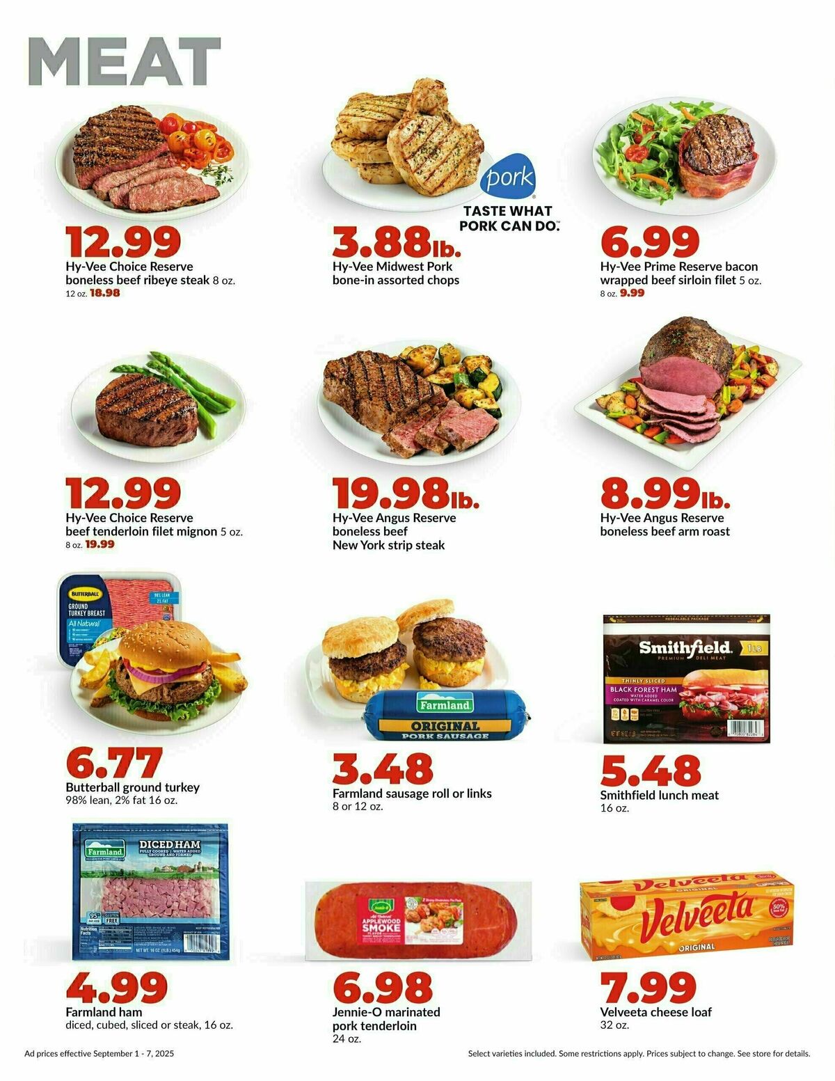 Hy-Vee Weekly Ad from September 1