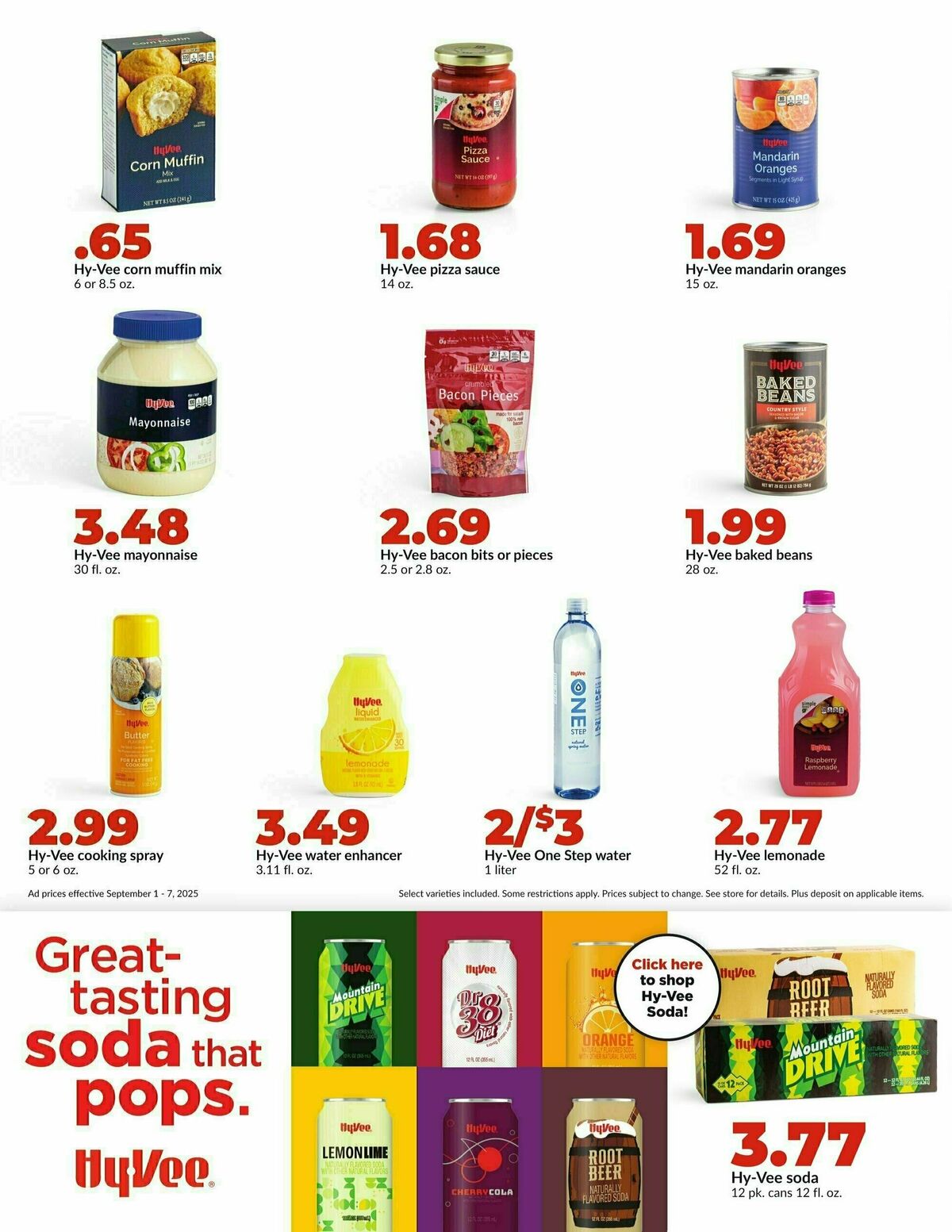 Hy-Vee Weekly Ad from September 1