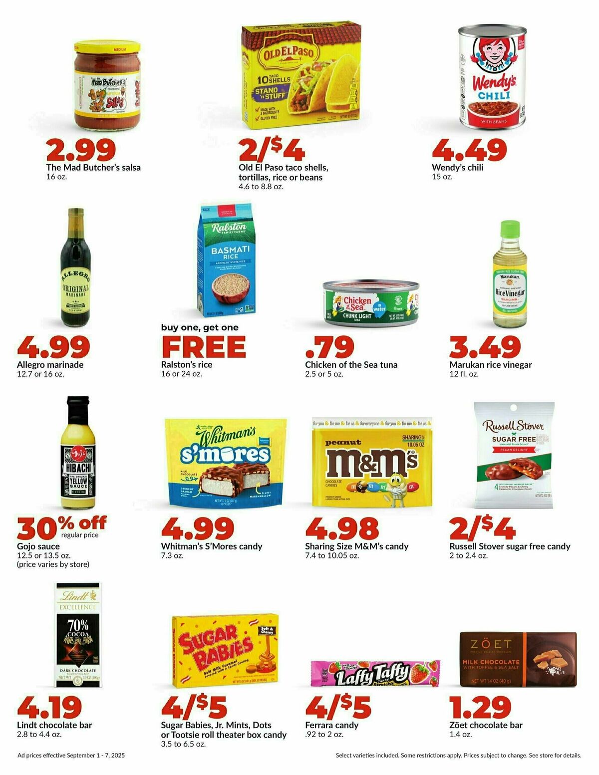 Hy-Vee Weekly Ad from September 1