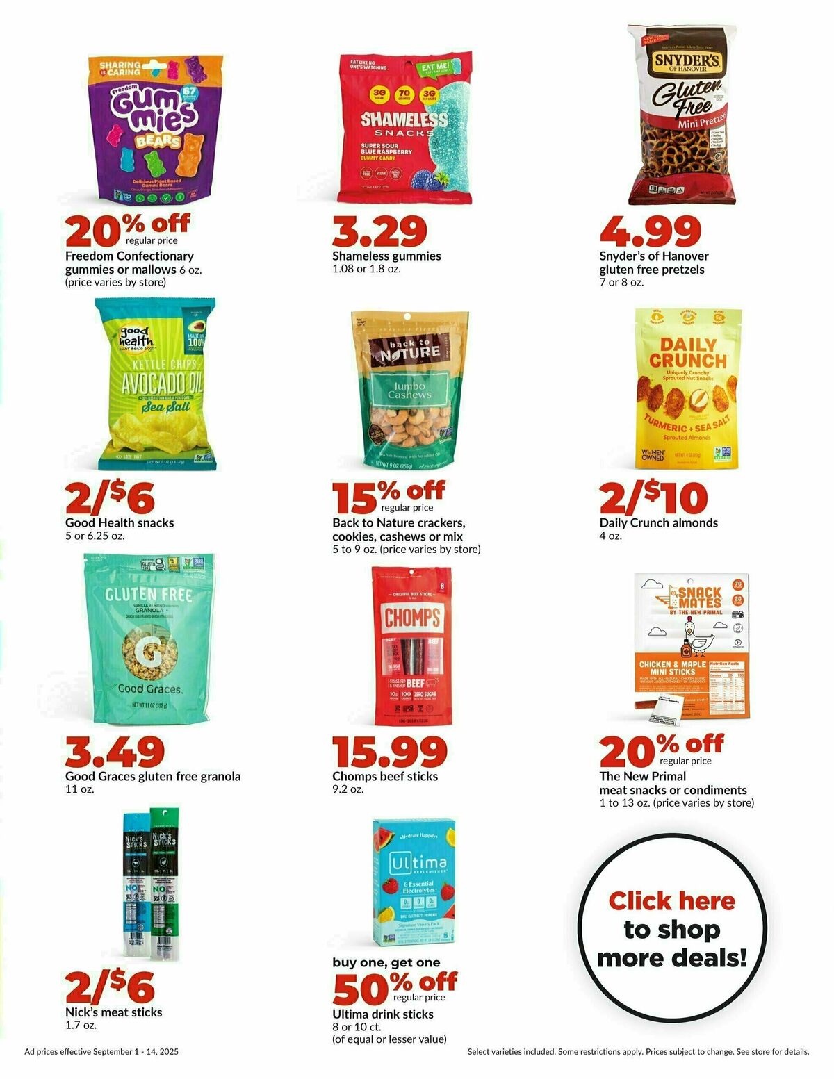 Hy-Vee Weekly Ad from September 1