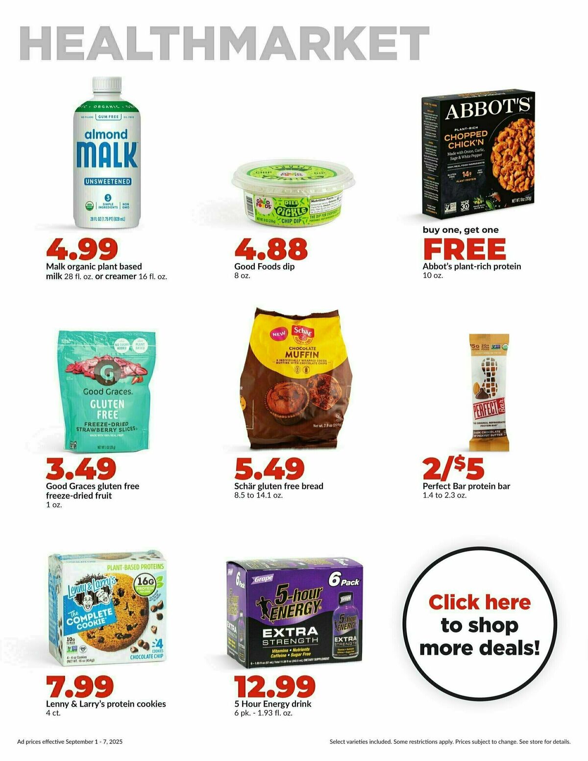 Hy-Vee Weekly Ad from September 1