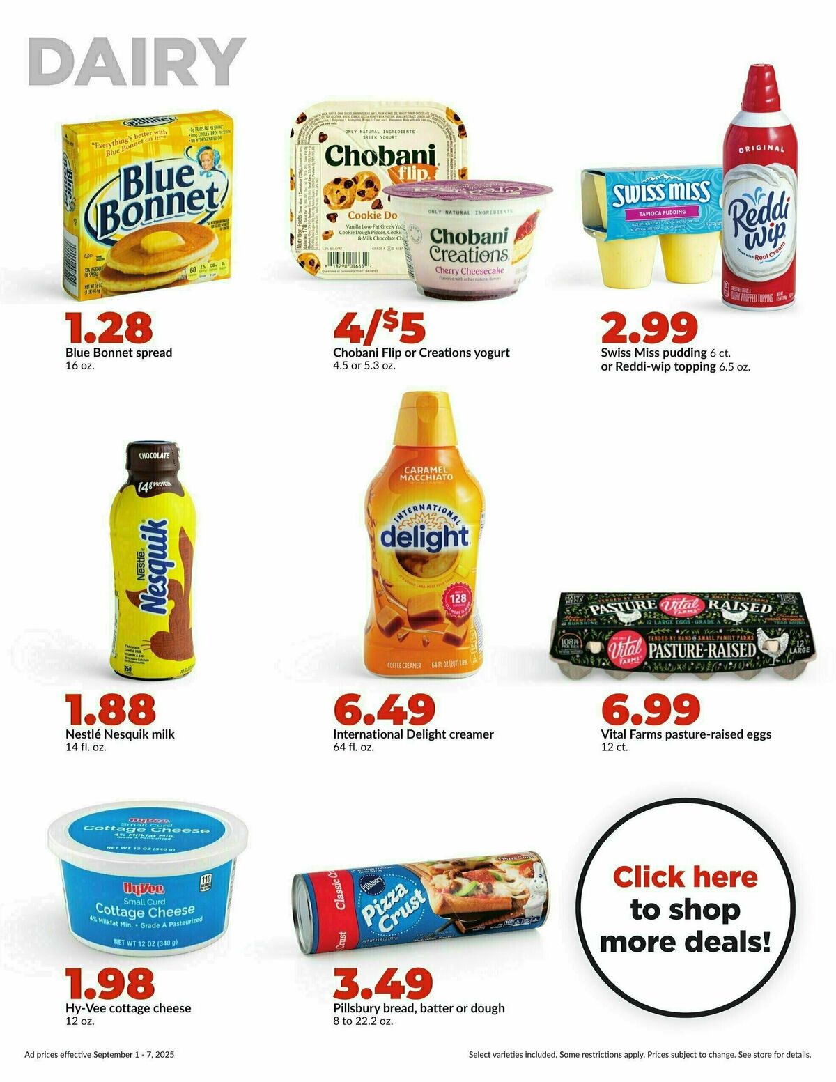 Hy-Vee Weekly Ad from September 1