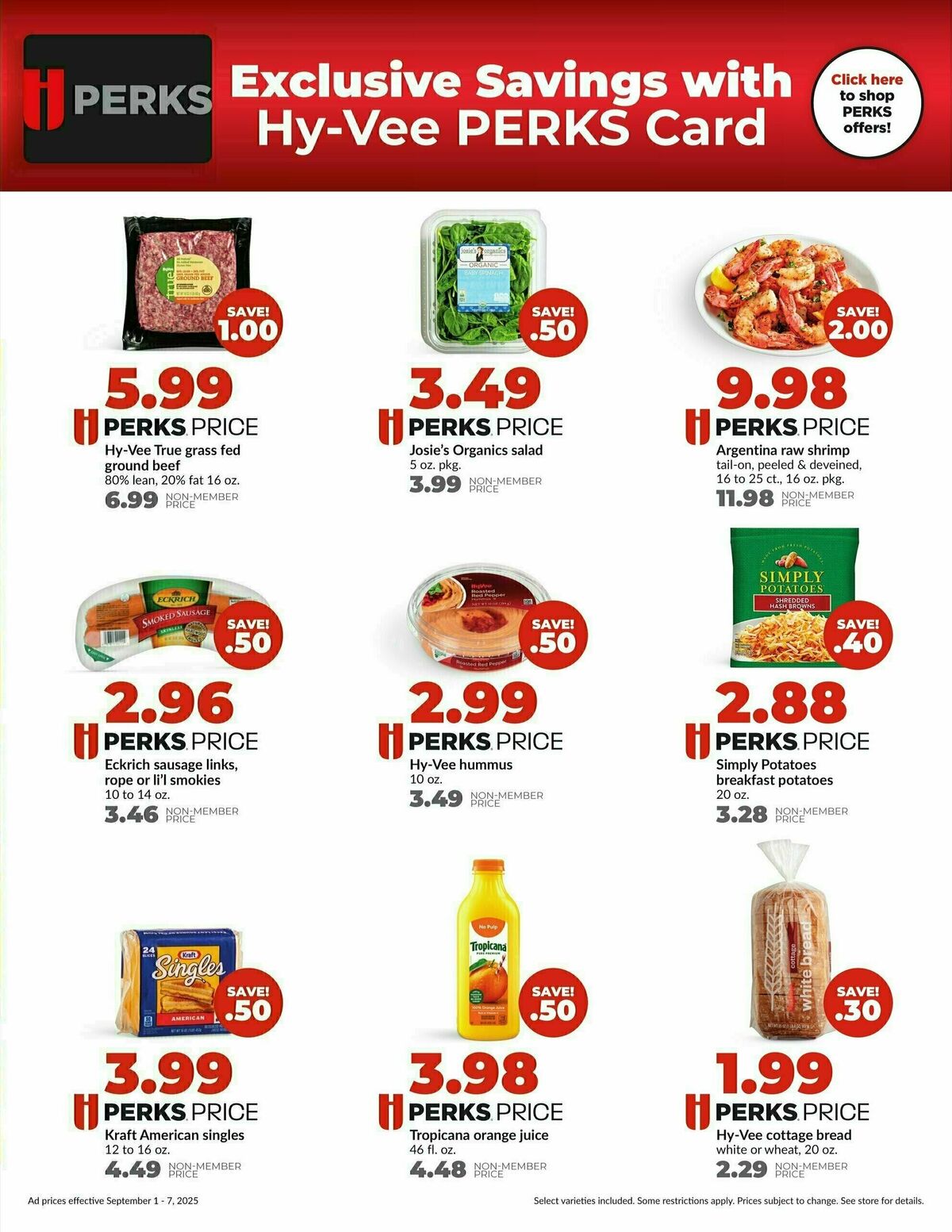 Hy-Vee Weekly Ad from September 1