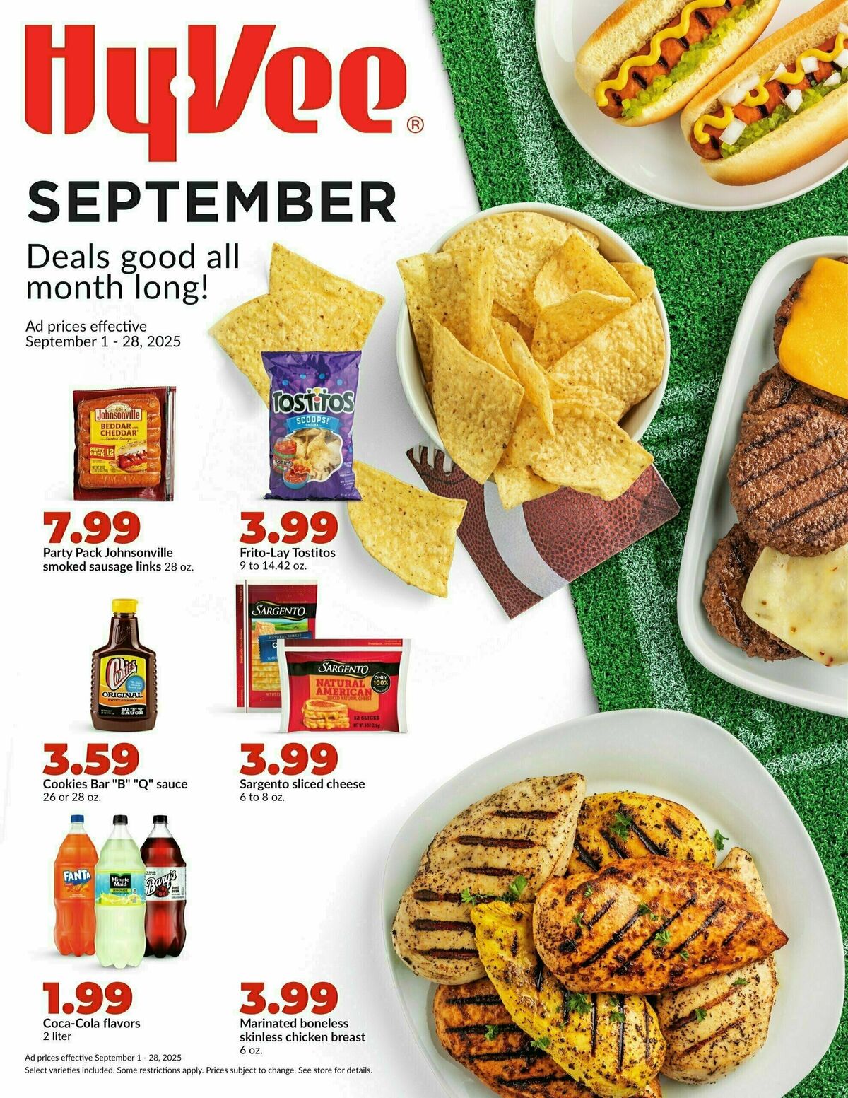 Hy-Vee Monthly Weekly Ad from September 1