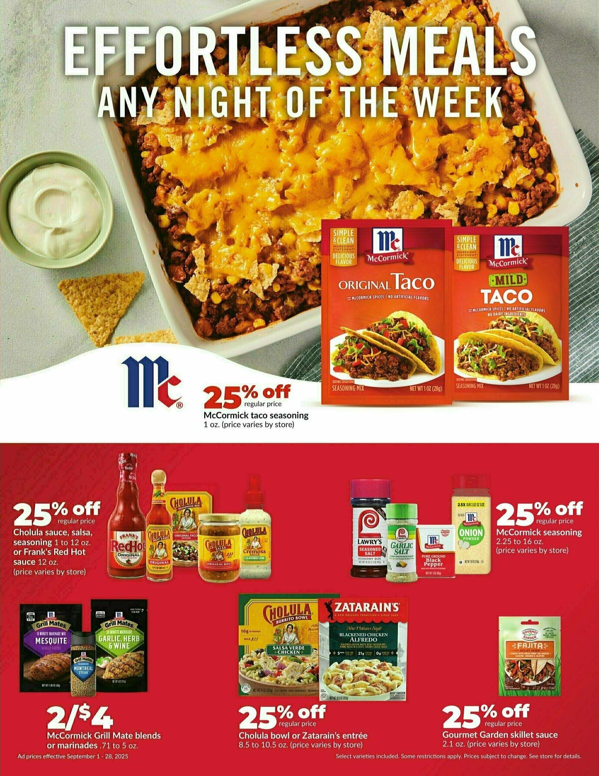 Hy-Vee Monthly Weekly Ad from September 1