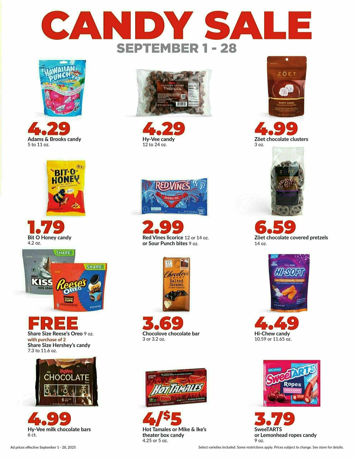 Hy-Vee Monthly Weekly Ad from September 1
