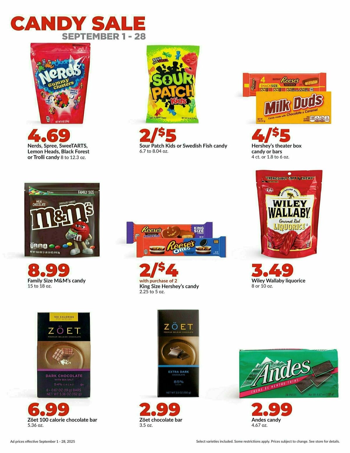 Hy-Vee Monthly Weekly Ad from September 1